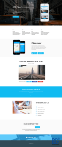 Single App Promotional Landing Page